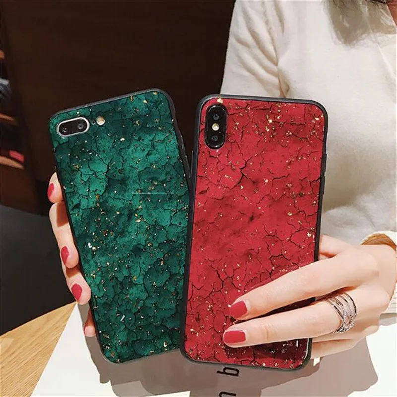 Модный Платиновый мраморный мягкий чехол для iphone 6 S 7 8 plus X XR XS MAX samsung galaxy S8 S9 Note 9