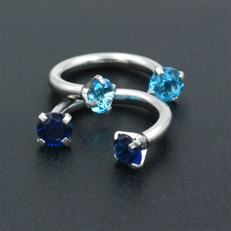 Кольцо для губ перфорация милые носовые перегородки ювелирное изделие 3 мм