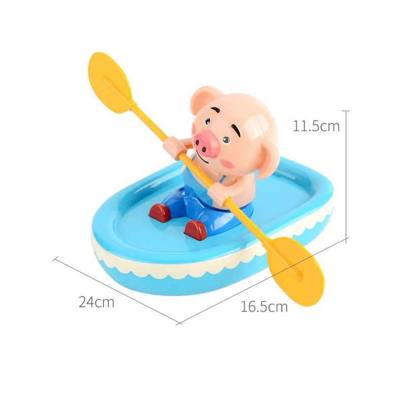 Детские игрушки для купания с изображением милой свинки мальчиков собака на