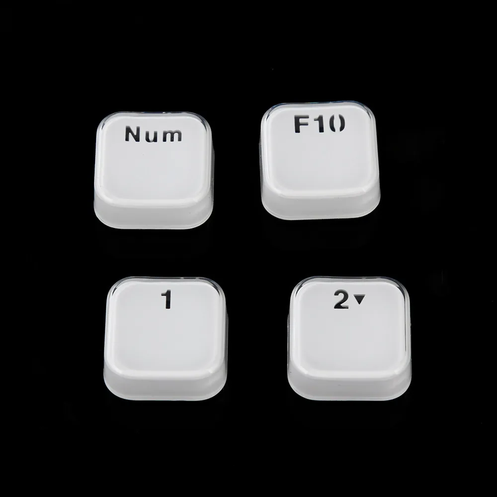 Полупрозрачный двойной выстрел Кристалл 104 KeyCaps с подсветкой для вишни