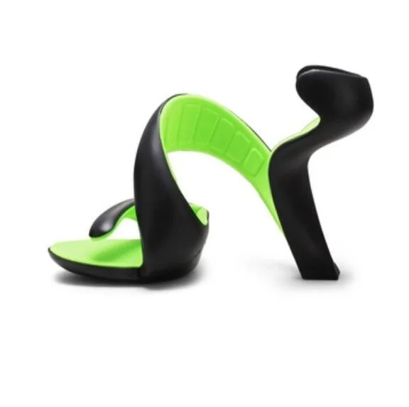 Весна/Новые летние женская обувь Повседневное/партия Элегантное Slip-On открытым