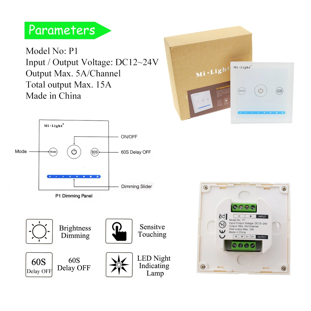 Контроллер Mi светильник Smart Panel панель регулировки яркости/RGB RGBW RGB + CCT/цветовая