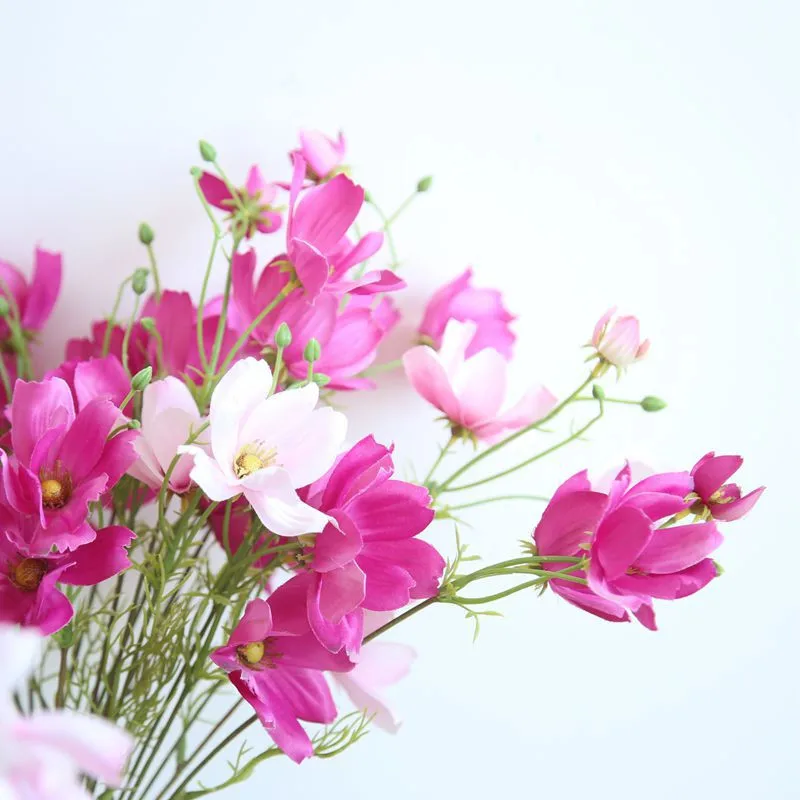fleurs artificielles Космос одна ветка тутового цветок искусственный для домашнего
