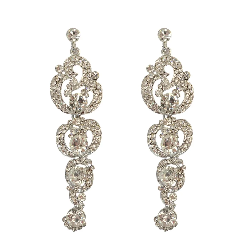 Bohemian Fahsion 5 Colors Dangle Earring Crystal Rhinestone Luxry Weeding earring for women | Украшения и аксессуары
