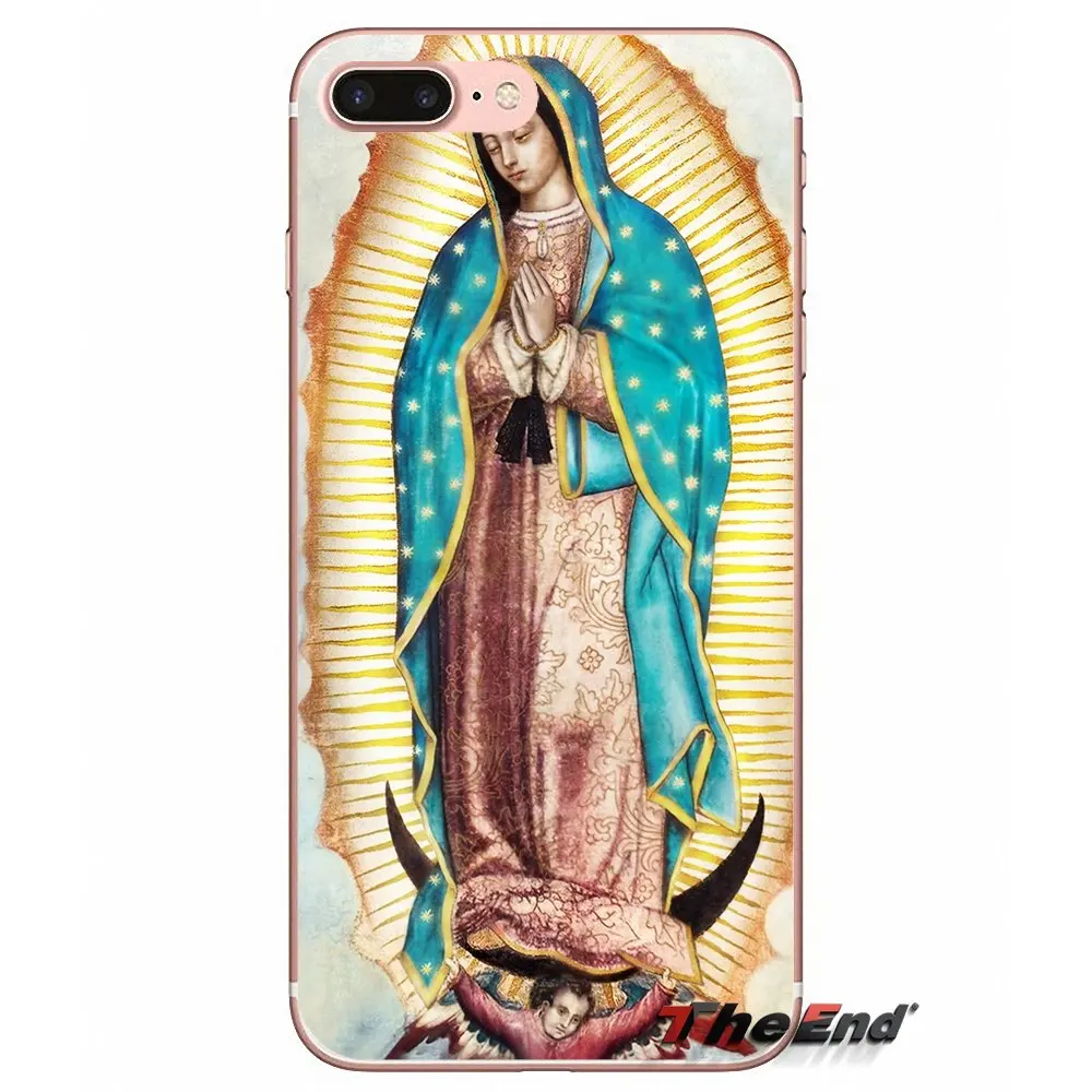 Мягкие прозрачные чехлы для Samsung Galaxy S2 S3 S4 S5 MINI S6 S7 edge S8 S9 Plus Note 2 3 4 5 8 Coque Fundas Blessed Virgin