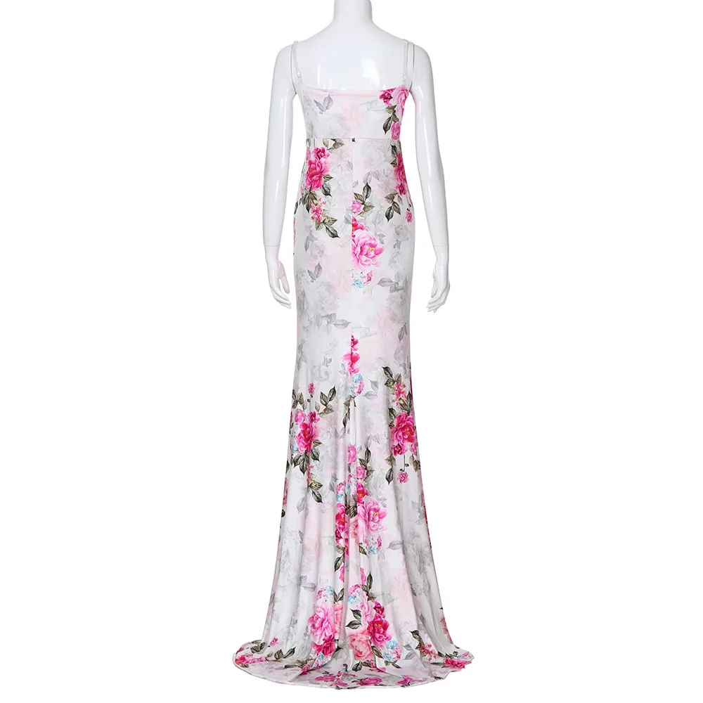

Telotuny Women's Maternity Dress Women's Pregnancy V Collar Dress Maternity Summer Sleeveless Print Sundress Art Photo Dress#40