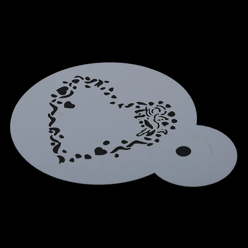 3 шт./компл. пластиковый трафарет для торта в форме сердца шоколадная