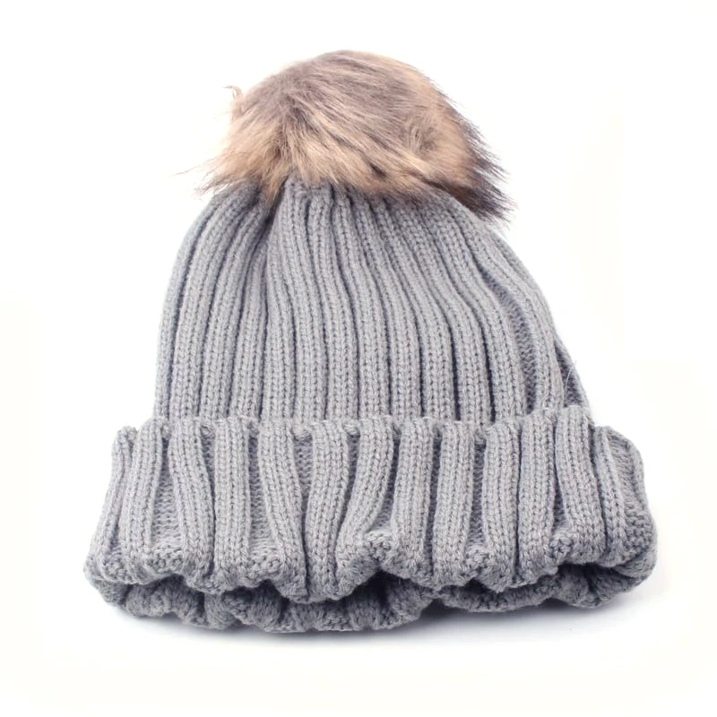 Модная женская шикарная зимняя теплая шапка для девочек-подростков Красная