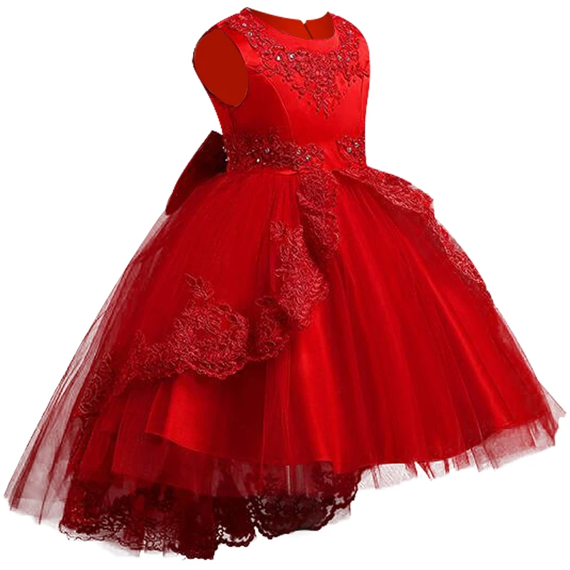 Girls Party Dress Summer Flower Lace Wedding Pageant Dresses Princess Formal Prom Gowns Christmas for Kids 3 5 7 9 11 14 Y | Детская