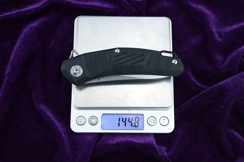 LEMIFSHE JK3217G10 Флиппер D2 стальное лезвие G10+ стальная ручка для отдыха на открытом воздухе Охота Карманный Кухня Фрукты складной нож инструмент