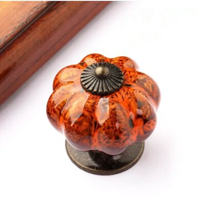 Ручки для ящиков и шкафов в стиле ретро винтажные потертые Керамические ручки