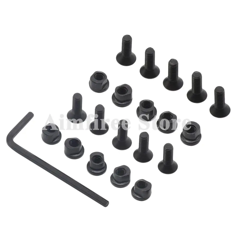 Набор запасных винтов и гаек KeyMod для направляющих Keymod 10 шт. аксессуары