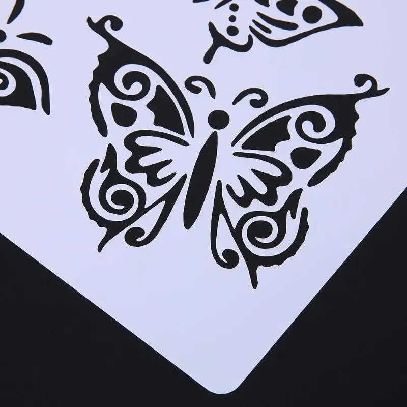 Quality Cake Mold Lace Butterfly Stencil Plastic Fondant Cupcake Template Decorating Tools Kitchen Accessories | Дом и сад