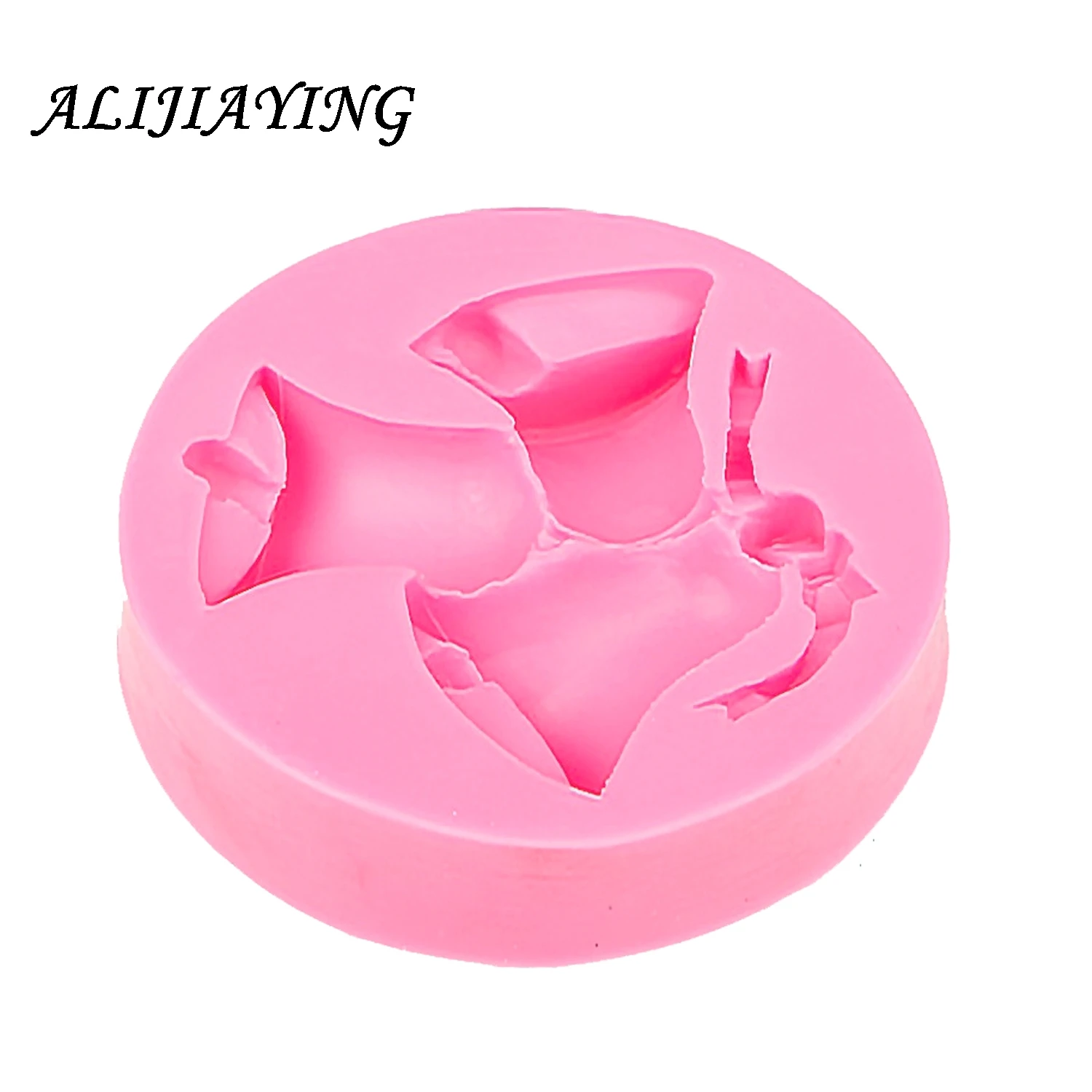 1 шт. рождественские колокольчики в форме помадки силиконовые формы для