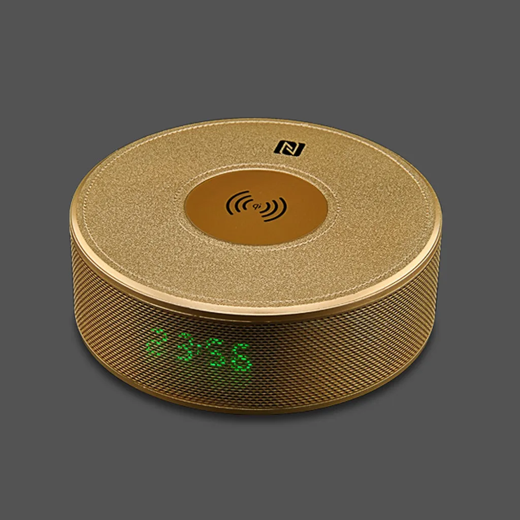 Многофункциональное Беспроводное зарядное устройство NFC Qi bluetooth колонка