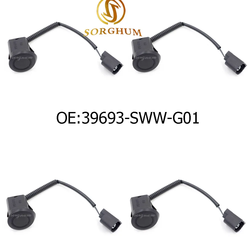 Датчик парковки заднего хода 39693-SWW-G01, датчик PDC H4H7 для HONDA CRV 2007-2012, 4 шт.