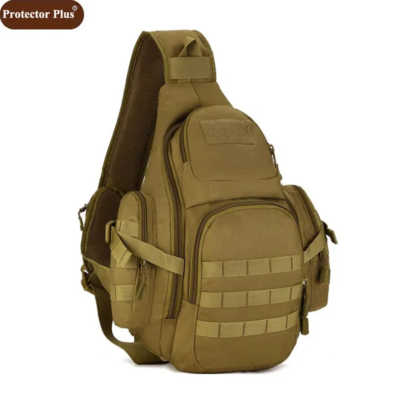Мужская сумка через плечо Protector Plus многофункциональная нейлоновая для отдыха