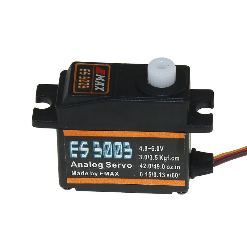 4 шт./лот EMAX ES3003 ES3004 ES3053 ES3054 17 г пластик/Металл Аналоговый/цифровой сервопривод для