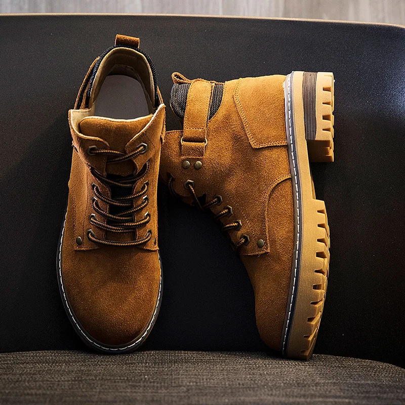 Модные женские ботинки для отдыха в стиле ретро с круглым носком на среднем