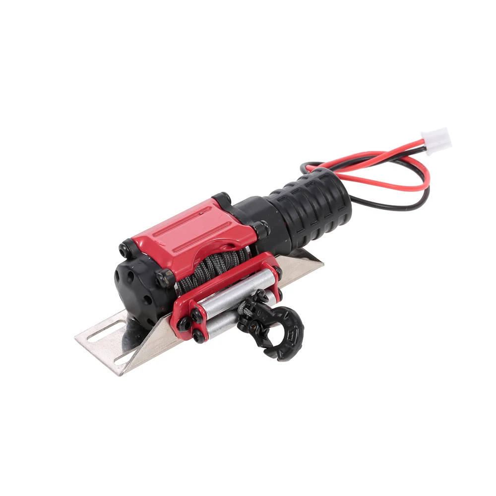 RC Winch w/ Remote Controller Receiver for 1/10 Traxxas HSP Redcat RC4WD Tamiya Axial SCX10 D90 HPI Crawler Car Toys Kid | Игрушки и