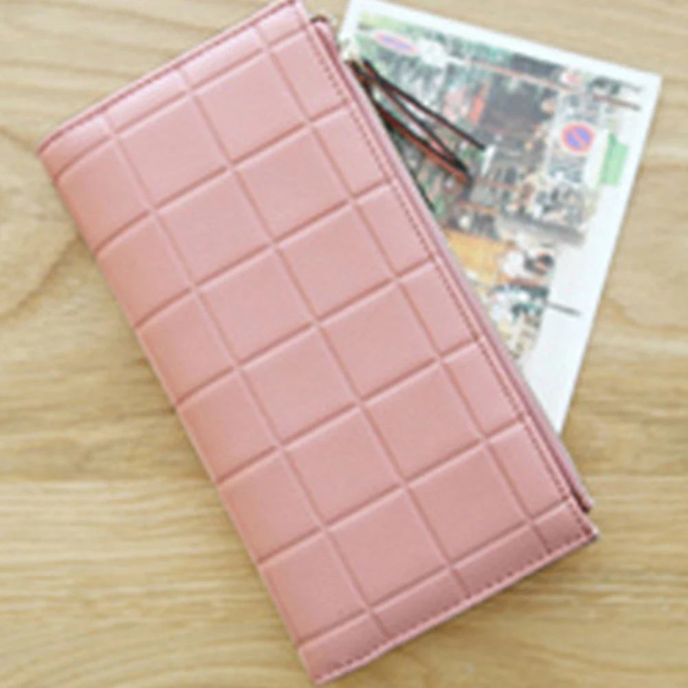 Новый однотонная одежда стереоскопического тиснением кошелек женский