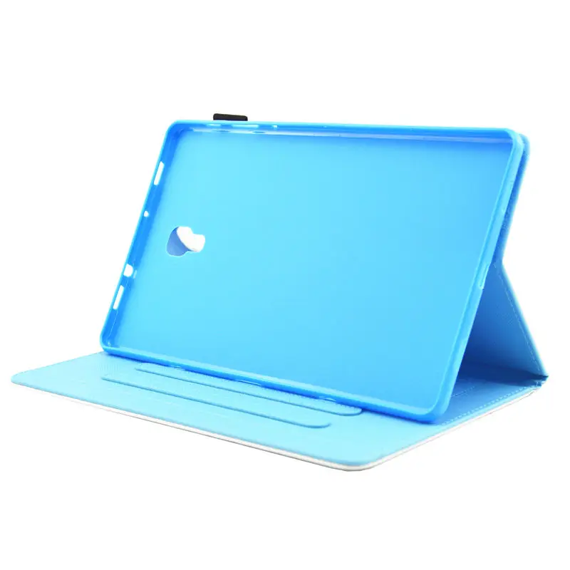 Чехол для Samsung Galaxy Tab A A2 10," T590 T595 T597 SM-T595 принципиально Кот с рисунком панды из искусственной кожи защитный чехол с подставкой+ Защитная пленка на экран+ подставка для ручек