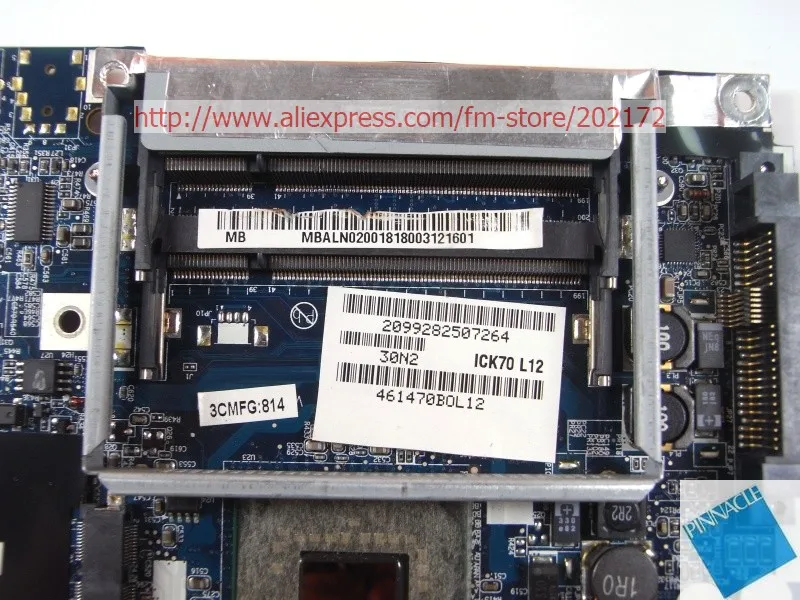 MBALN02001 материнская плата для acer aspire 7320 7720 7720 г 7720Z ICK70 L12 LA-3551P