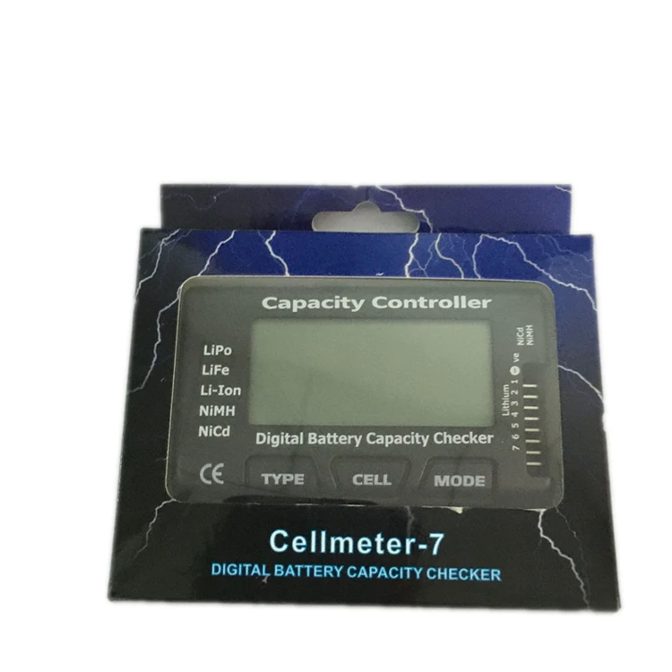 Высокоточный цифровой элемент проверки емкости батареи RC CellMeter 7 портативный LiPo