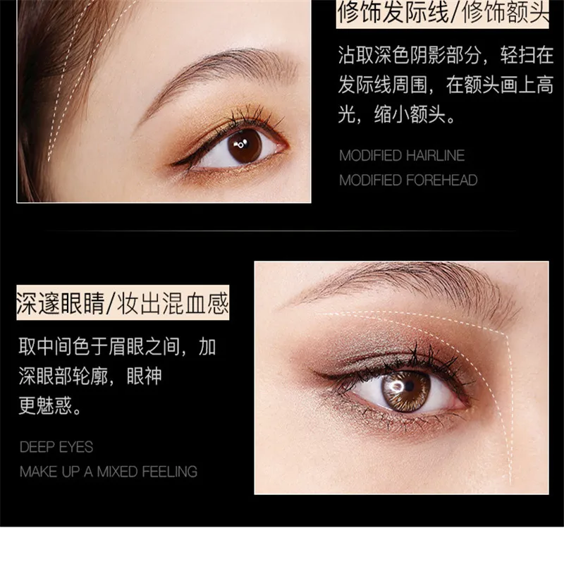 3 цвета Женский хайлайтер корректоры для лица бронзаторы палитра Косметическая