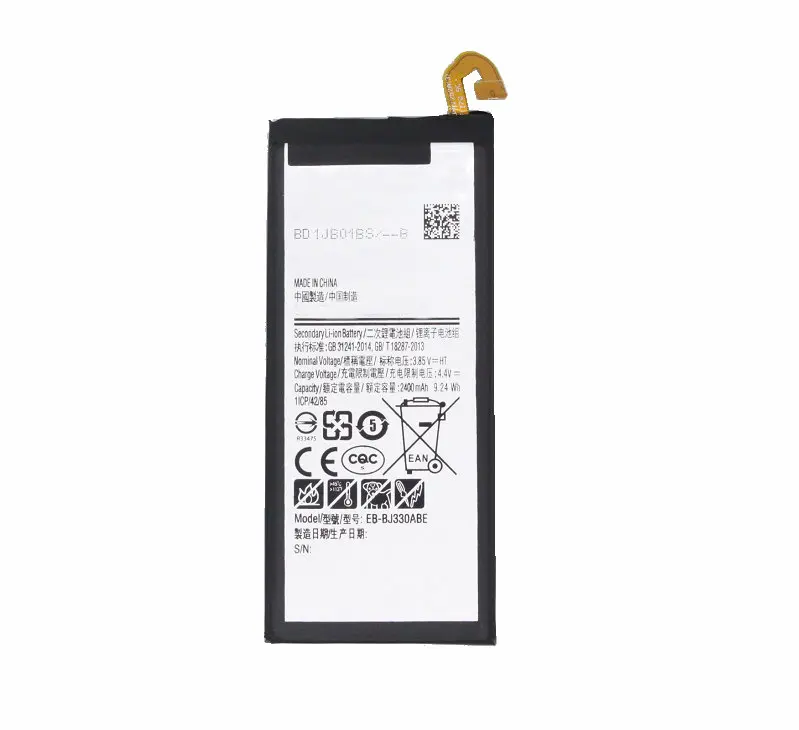 10 шт./лот 3000 мАч 2017 В постоянного тока EB BJ330ABE сменная батарея для Samsung Galaxy J3 Edition J330