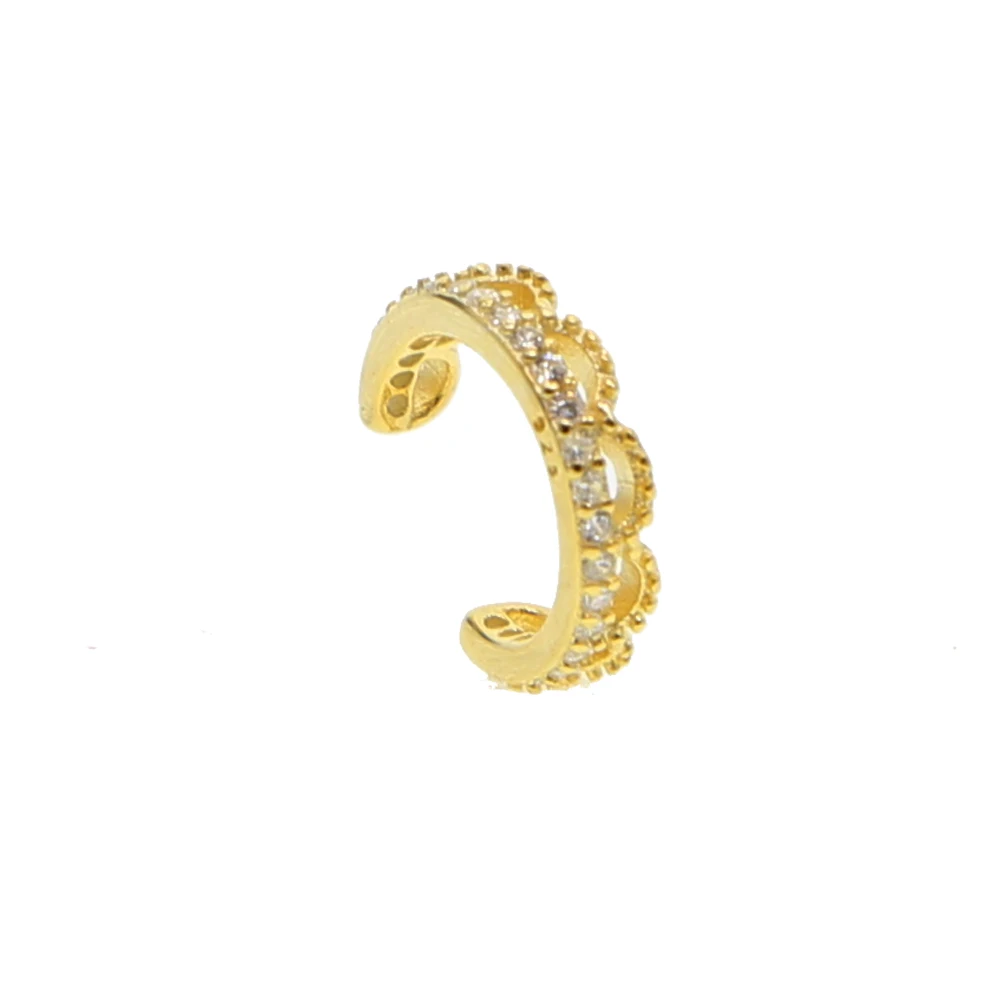 2020 Fashion fine S925 Sterling women charm Stud Earring lovely Girls paved shiny CZ Princess Crown Jewelry Party Gifts | Украшения и