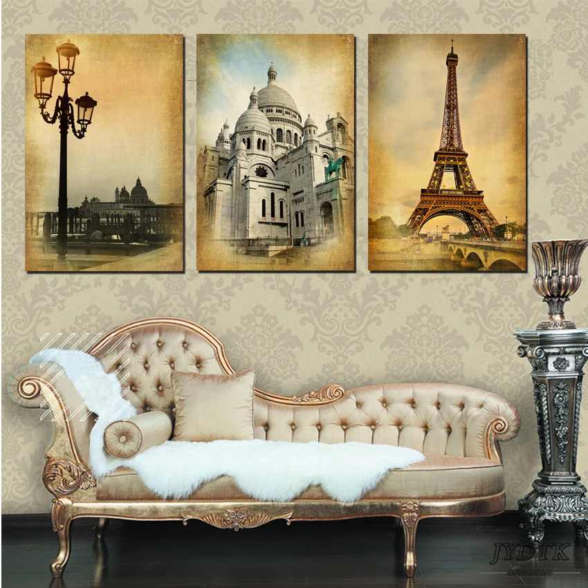 Холст Картина без рамки Вышивка Крестом Пакет почты семья украшает росписи