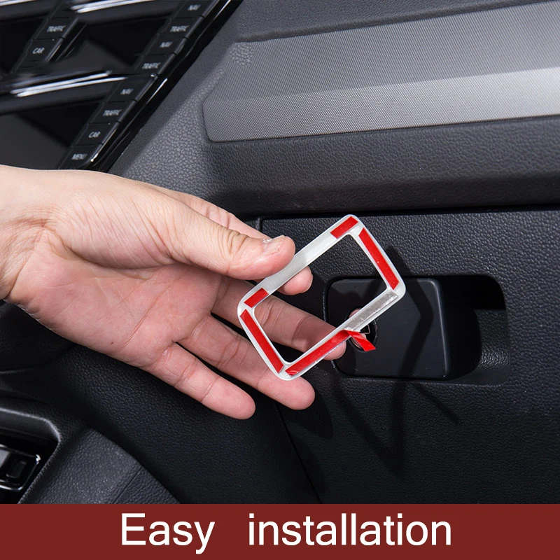 ABS Матовый внутренний ящик для перчаток ручка Крышка отделка наклейки автомобиля
