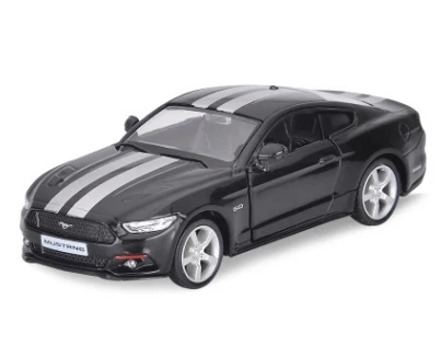 1:36 Mustang GT обучающая модель автомобиля Классическая оттягивающая литая под давлением металлическая игрушка для детей Коллекция игрушек подарки