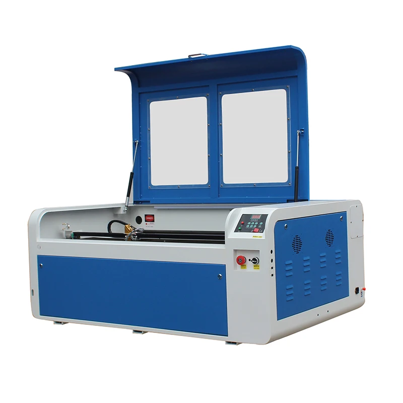 100W Autofocus Laser Cutting Machine With DSP System Cutter Engraver Chiller 1000 x 600 mm | Инструменты