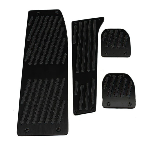 

Aluminum MT Throttle Brake Footrest Pedal Pad For BMW 1 X1 E46 E90 E92 E93 E87