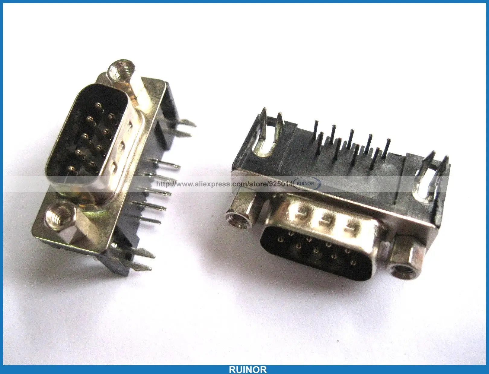 

30 Pcs D Sub 9 Pin Male Connector with Right Angle