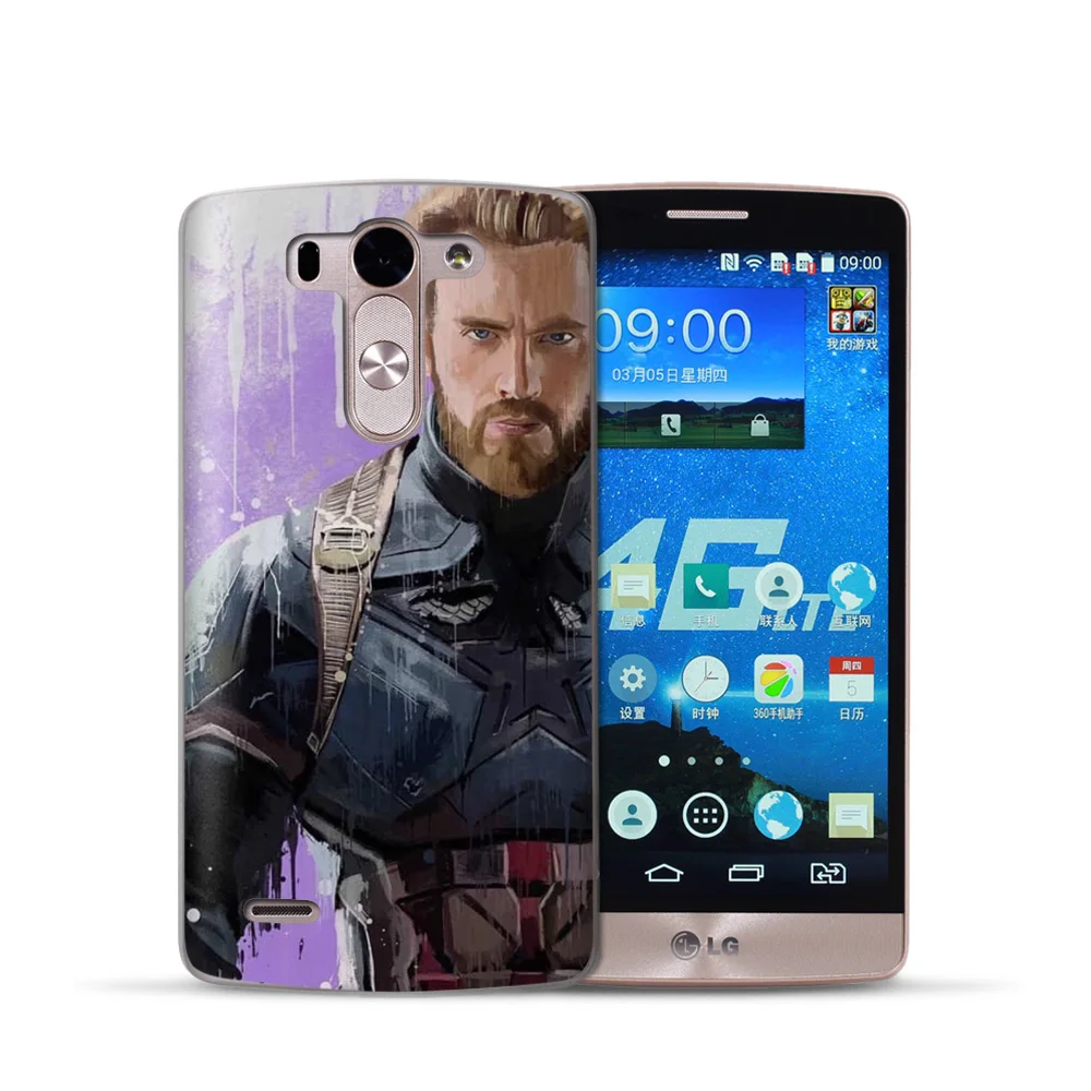 Marvel Heroes Phone Case For LG G6 G4 G5 Q8 Q6 K8 K7 K10 2017 X Power 2 TPU Soft Silicona casos para Shell Cover Etui Cell |