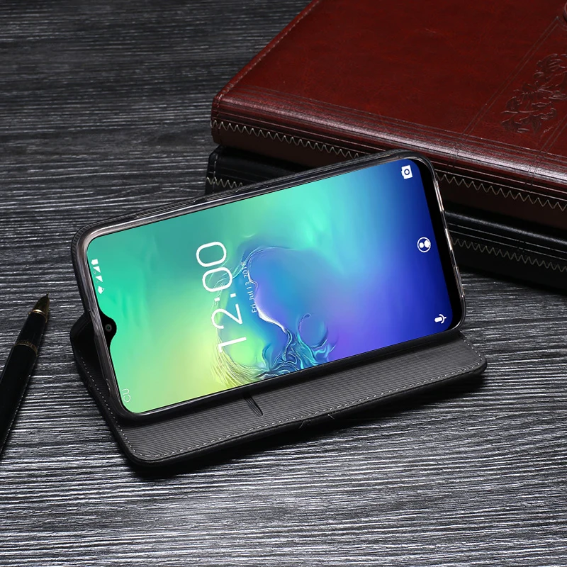 Роскошный Ретро Чехол из искусственной кожи для Oukitel C15 Pro чехол с отделением карт