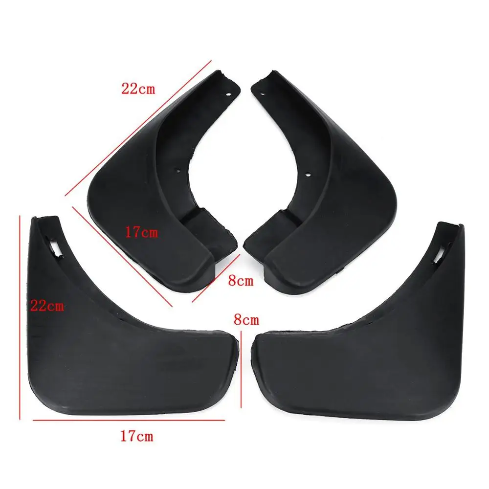 1set Car Front Rear Fender Flares for Skoda Octavia A5 2004-2012 Sedan Splash Guards Mud Flaps Auto Mudguards Mudflap | Автомобили и