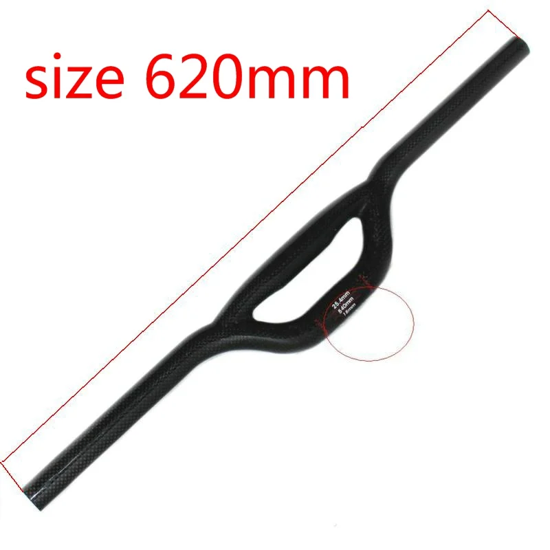 EC90 ультра-светильник, руль для велосипеда из углеродного волокна, руль для горного велосипеда, руль 600 мм, складной руль для велосипеда 25,4 - Цвет: Бургундия