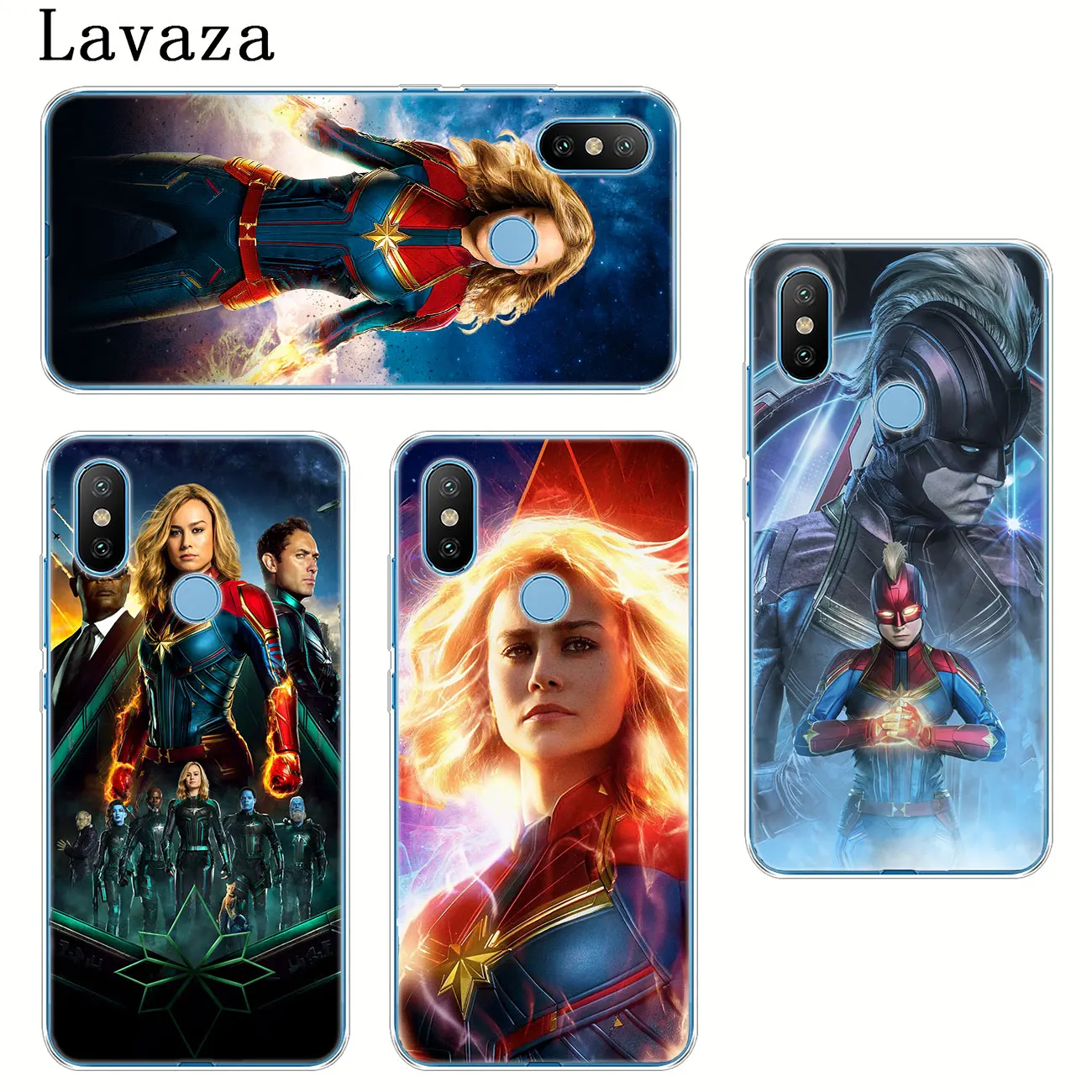 Твердый чехол для телефона Lavaza Captain Marvel Cat Xiaomi Redmi K20 8A 7A 6A Note 8 8T 7 5 6 Pro 4