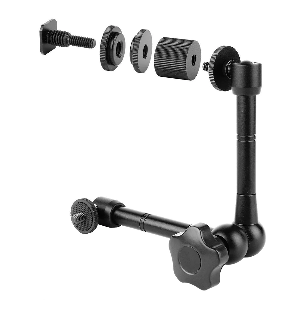 Schreibtisch Dolly+ 11 дюймов Волшебная рукоятка настольная Мобильная роликовая видео рейка Конькобежец для SLR камеры слайдер Долли Автомобильная дорожка и волшебная рукоятка