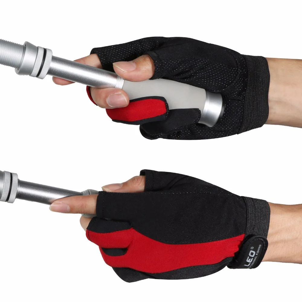 1 пара Нескользящие дышащие рыболовные перчатки уникальный дизайн 3 низкие