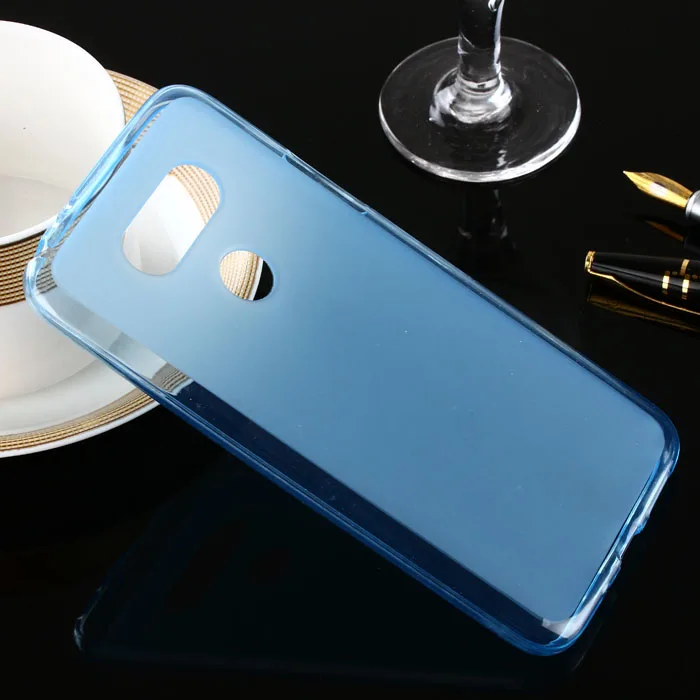 Для LG G5 защитный чехол для мобильного телефона funda ТПУ карамельного цвета Мягкая