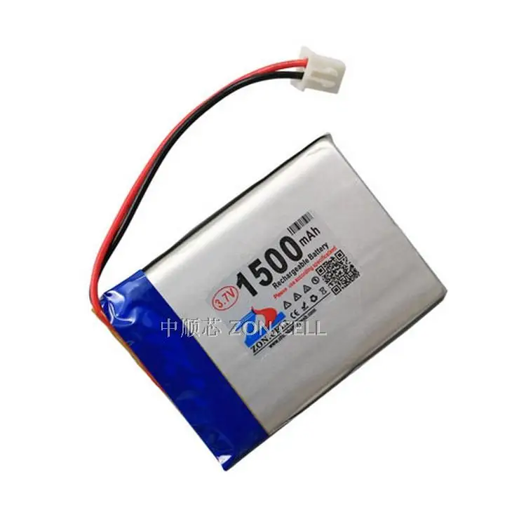 Доставка в 1500mAh 3 7 V литий полимерный аккумулятор 453580 домашнего интерьера 443481