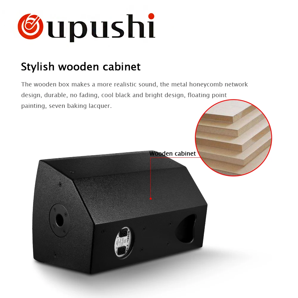 OUPUSHI F10 250 Вт 10 дюймовый напольный динамик для караоке|speaker 250w|speaker inchspeaker speaker |