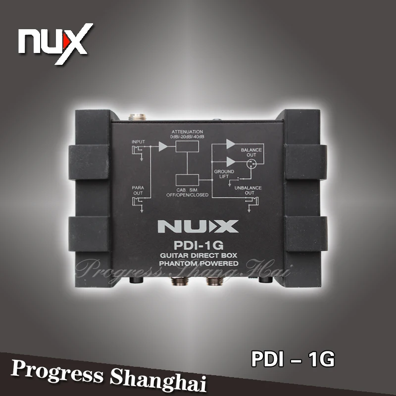 * PDI-1G NUX Гитара с Прямым Впрыском Фантомное Питание Box Audio Mixer/Линия Гитары Селектор