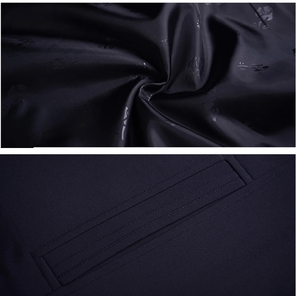 

Men Casual Spring Coat Turn-down Collar Zipper Breasted Old Men Father's Jacket Tops Clothes Oversized New Fashion SMT-A045