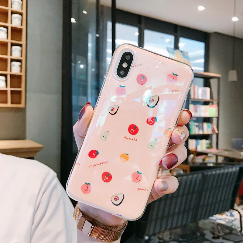 Синий светильник фрукты мягкие чехлы для huawei P30 P20 P10 Коврики 10 20 Pro Lite Honor 8X9 10 Lite 20 Pro 20i V20 Nova 3 3i 4 5 Pro 5i